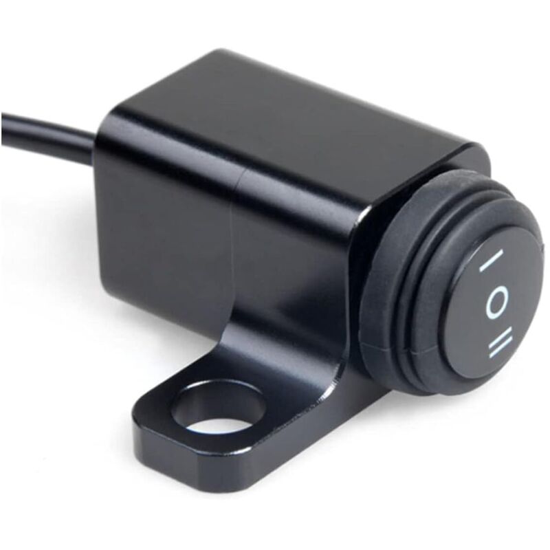 Bluedeer - Motorrad Lenkerschalter 12V-24V atv Lenker Lichtschalter Spritzwasserfest Motorrad Scheinwerfer Schalter für Nebelscheinwerfer Bremse