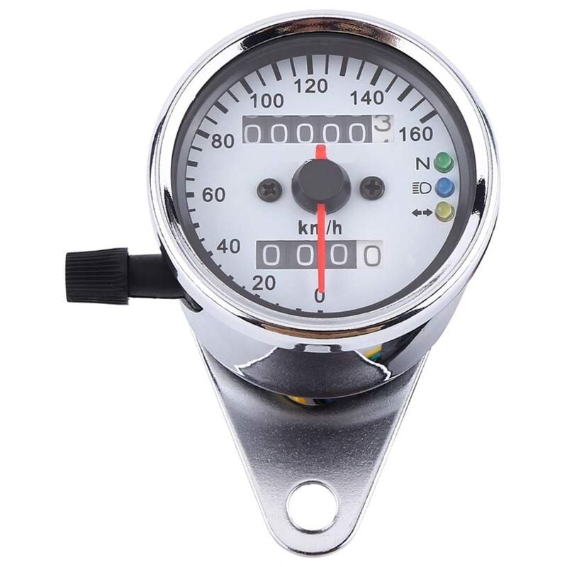 Zoternen - Motorrad-Tachometer, Kilometerzähler, Duokon Motorrad-Tachometer, Universal-Motorrad-Kilometerzähler, 1-teiliger digitaler