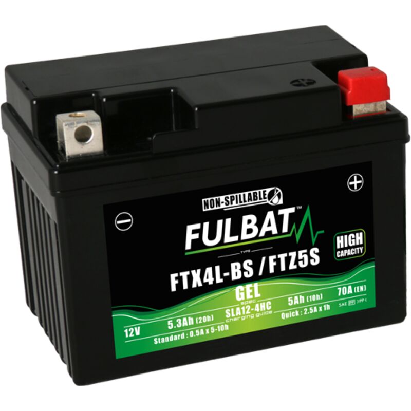 FULBAT FUL GEL Batterie - FTX4L-BS / FTZ5S / YTX4L-BS / YTZ5S (Gel, wartungsfrei)