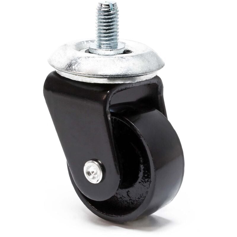 Wiltec - Ersatzteil für Motorradheber 680 kg - Lenkrolle - Ersatz Rolle für Montagebock, Heber für Motorräder ATVs und Quads, Hebebühne für