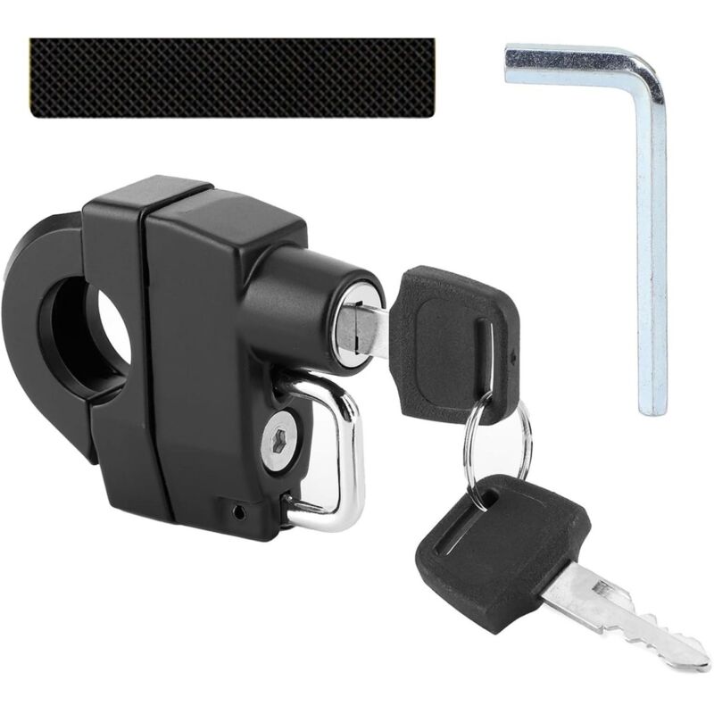 Motorradhelm-Schlosserschloss mit Kabelschloss, Motorrad- und Scooter-Zubehör, Elektrische Zubehörteile für Lenker und Scooter