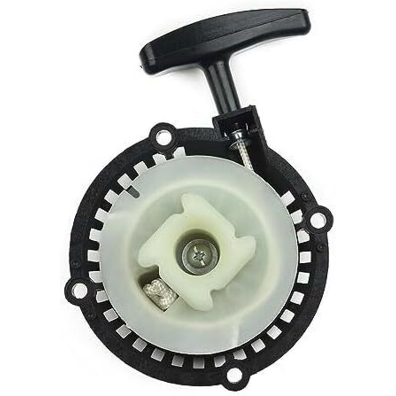 Motorzubehör, einfacher Rückstoß-Seilzugstarter für 47 cc 49 cc Mini Moto ATV QUAD Bike Dirt Pocket Bike Scooter 2-Takt – für 2-Takt-Motoren, Schwarz
