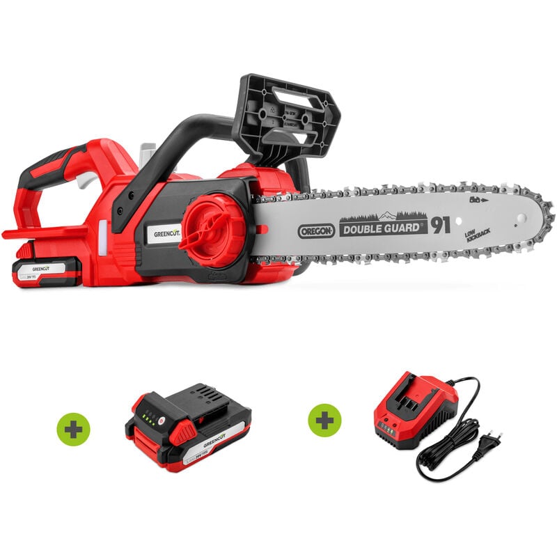 Oregon 20V Lithium-Ionen-Akku-Kettensäge 12'-Schwert Greencut