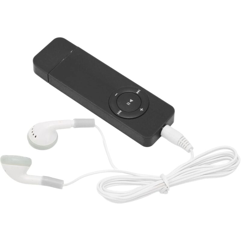Fitags - MP3 Player, 64 gb Tragbarer Digitaler Verlustfreier Musik MP3 Player, Tragbarer HiFi Sound MP3 Musik Player(Schwarz)
