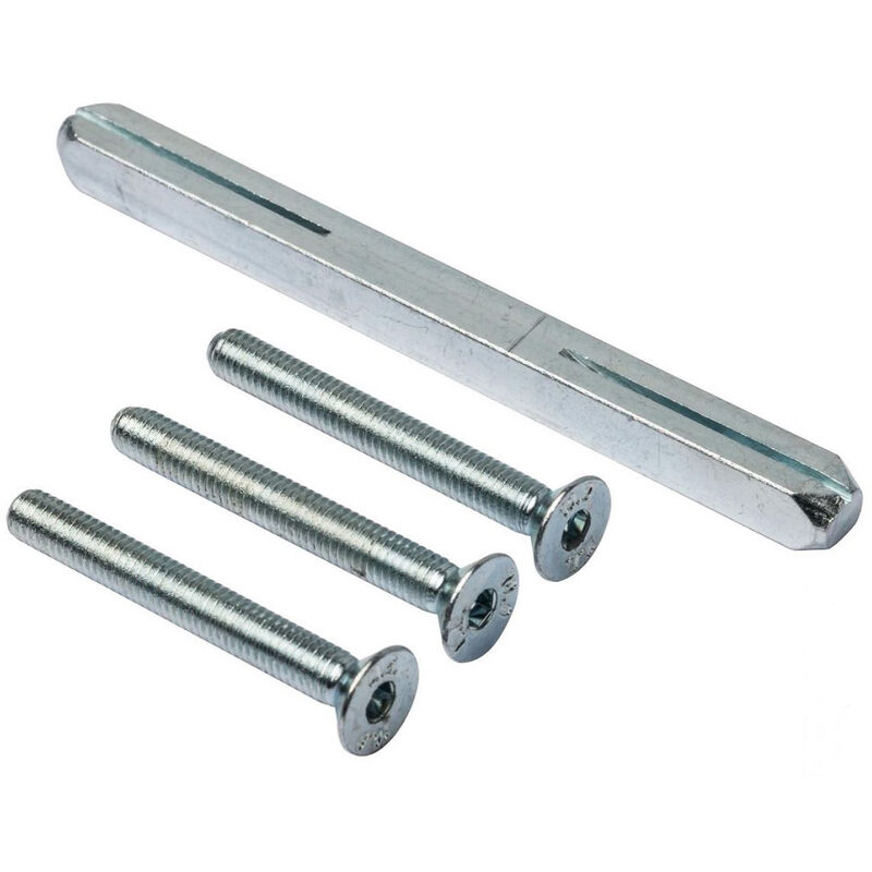 Ms Beschläge - Vierkantstift 8mm Befestigungsset Schutzbeschlag Drücker / Drücker 59-63mm