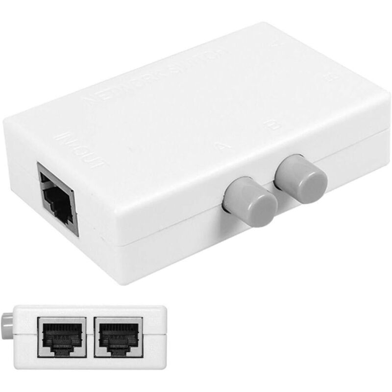 MT-RJ45-2M Netzwerk-Switch 2 in 1 Out Netzwerk-Switch interner und externer Netzwerk-Switch Mini-Sharer