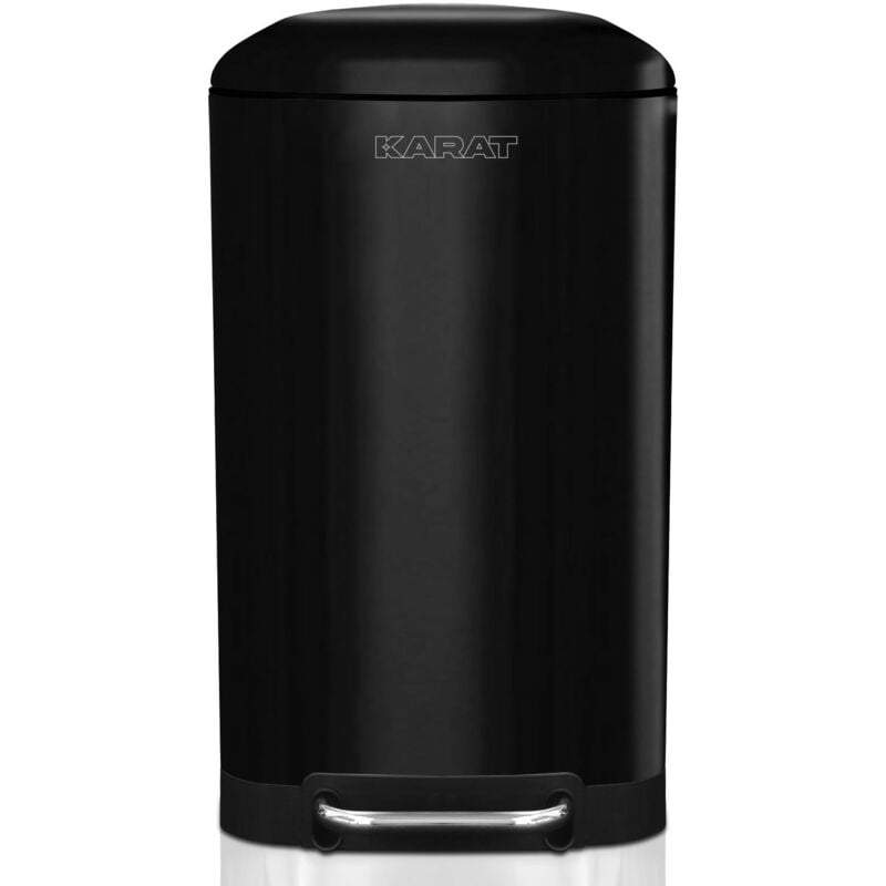 Casa Pura - Mülleimer Cubo Edelstahl Farbe: Schwarz