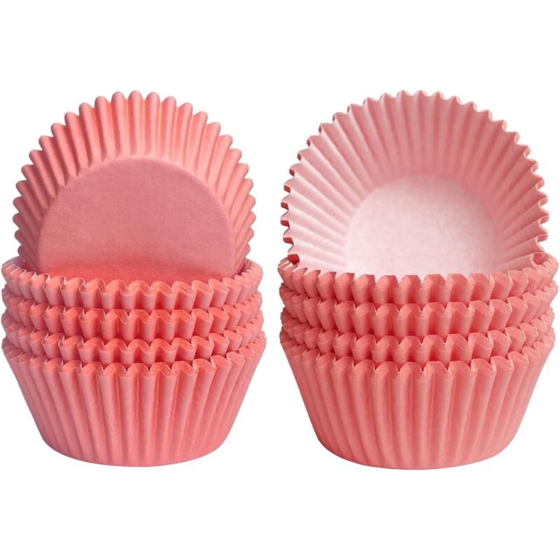 Bluedeer - Muffinförmchen Papier, 300 Stück Mini Muffins Papierförmchen Lebensmittelqualität Verlauf-Design Muffinpapier Backförmchen Cupcake-Hüllen