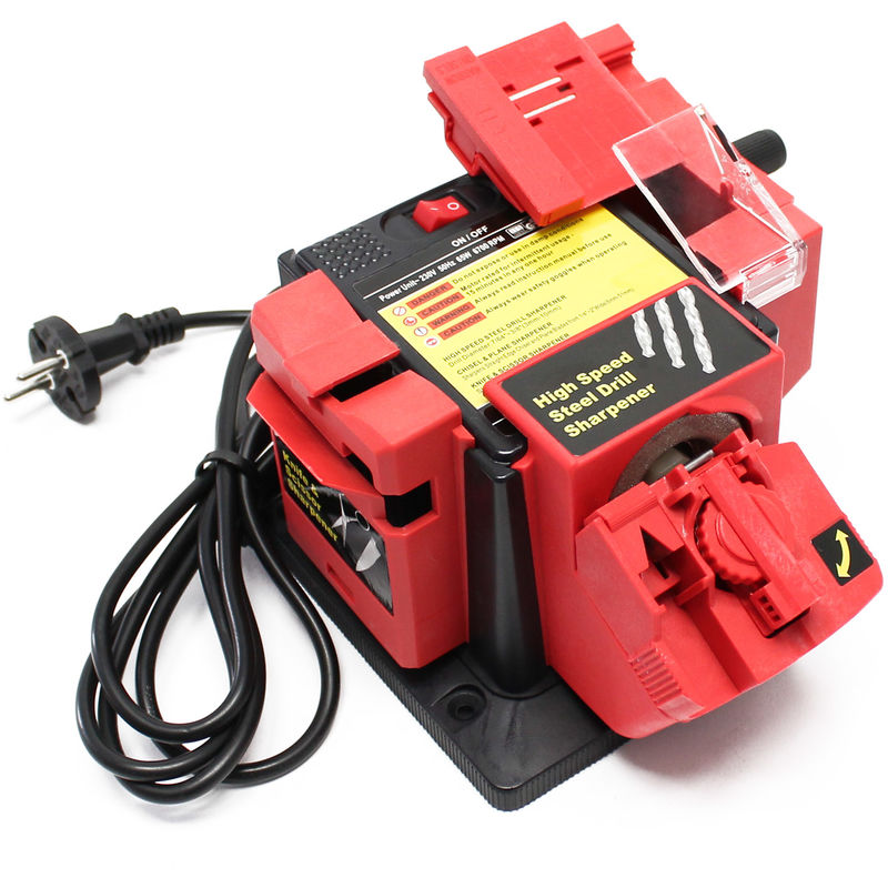 Universal Schleifmaschine 65 w, Schärfmaschine für Messer, Schere und Bohrer, Werkzeug u. a. zum Messer schleifen und Stemmeisen schärfen - Wiltec