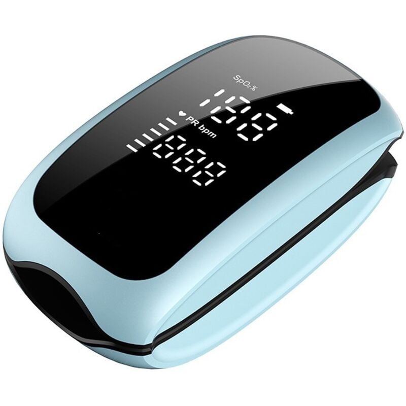 Multimeter, Fingerpulsoximeter OLED-Bildschirm Professionelles Fingerspitzenoximeter Sättigungsoximeter Oximeter Messung der Sauerstoffsättigung Sp02