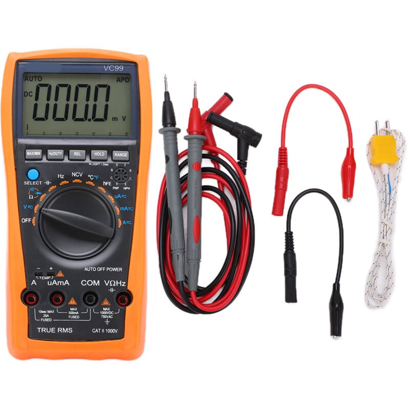 Multimeter - Hochpräzise Instrumente - Englischer Standard + Stofftasche