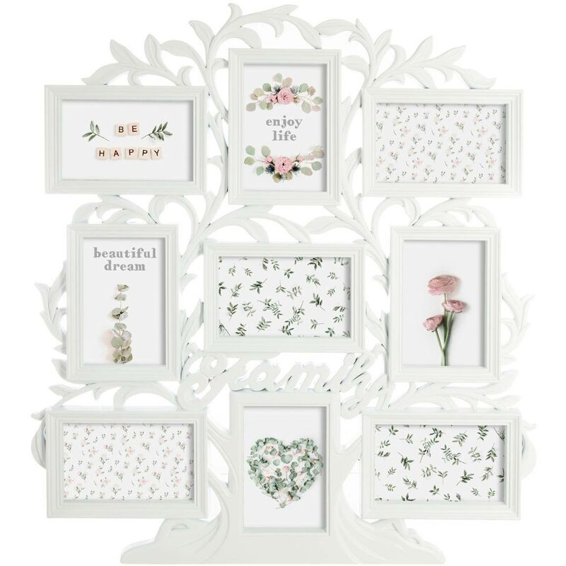 Atmosphera - Pell-mell Suzy - 9 Fotos - weiß créateur d'intérieur