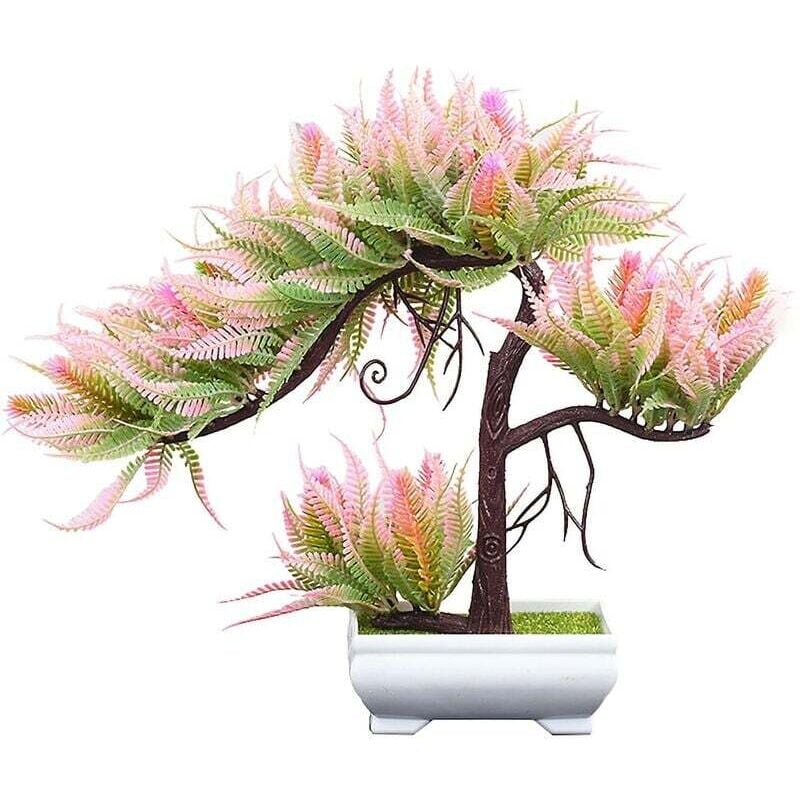 Mumu Leuchtende Farbe, antikes Topfornament, Mikro-Landschaftssimulation, Fackelbaum, Bonsai-Pflanze für den Garten, Rosa