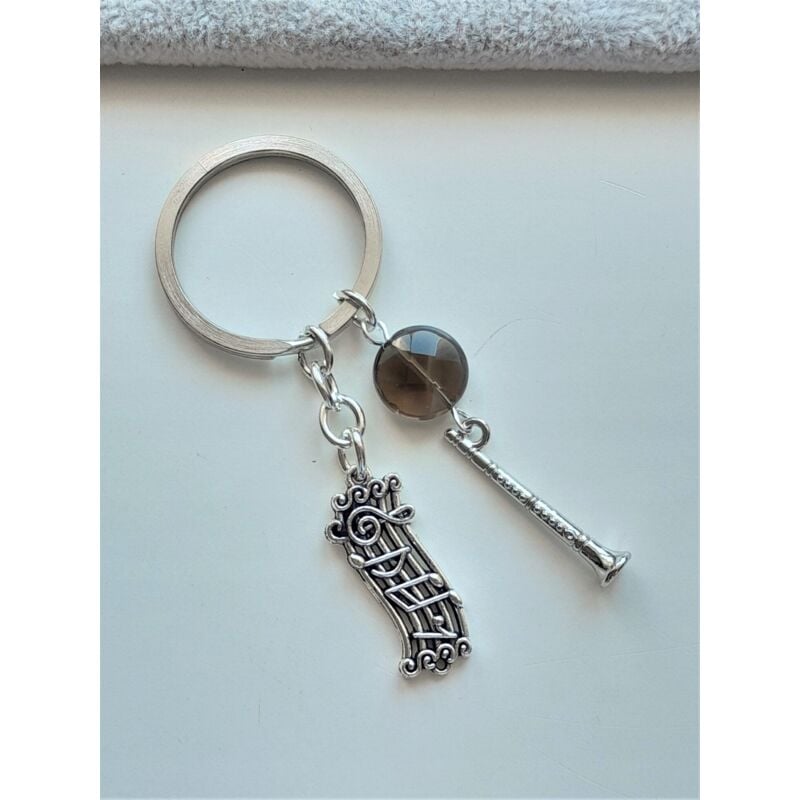 Musik Schlüsselanhänger Klarinette Musik Note Quarz Musik Geschenk
