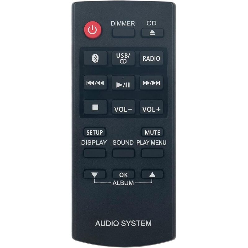 N2QAYB000984 Ersatzfernbedienung für Panasonic CD-Stereoanlage SC-PM250 SA-PM250 SB-PM02 SC-PM251 SA-PM251 SC-PM600 SA-PM600 SA-PM250 SC-HC200