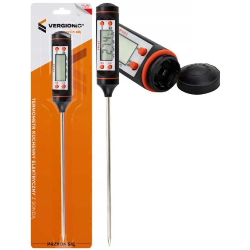 Präzises Digitales Küchenthermometer Mit Sonde Für Lebensmittel, Grill, Fleisch, Wein, Lcd