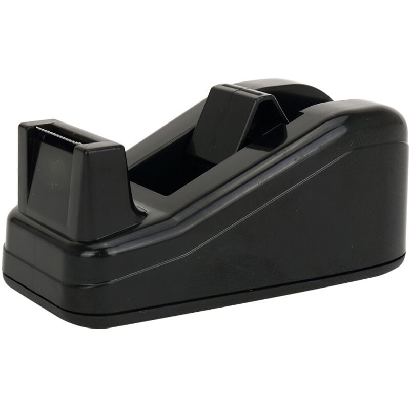 Nachfüllbarer Klebebandspender für Schule, Zuhause und Büro, Schwarz