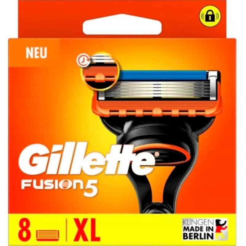 Gillette Fusion5 Rasierer Ersatzklingen 8 Stück original