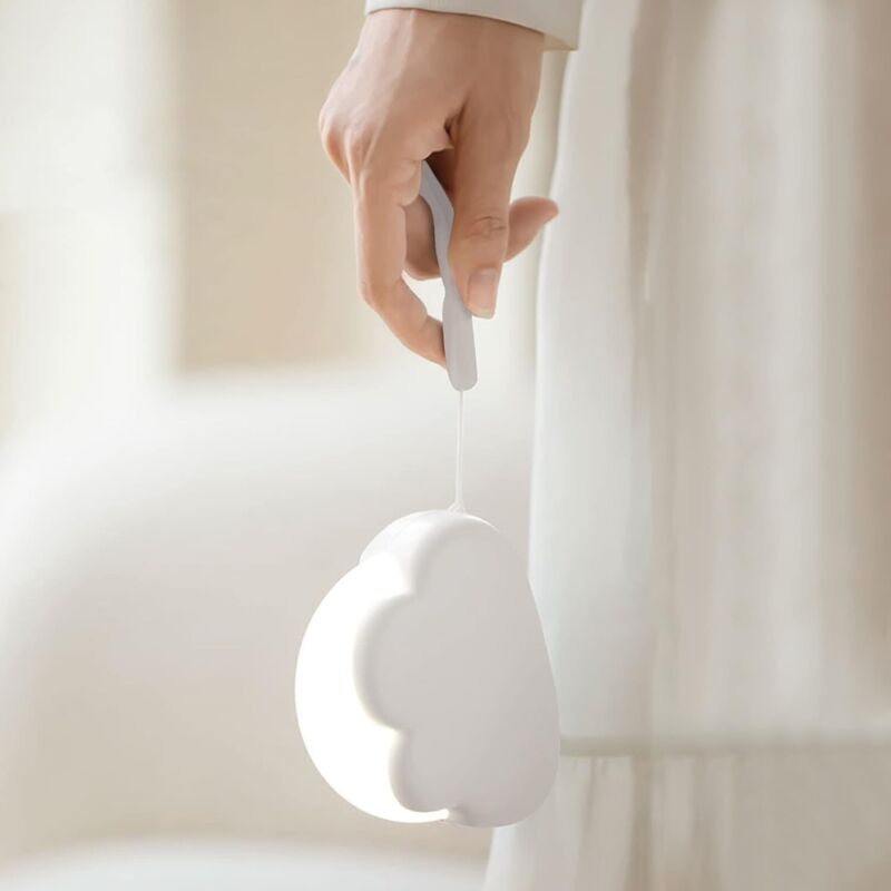 Nachtlicht für Kinder, Wolken-Nachtlampe, Nachttischlampe für Schwangere, wiederaufladbares Geschenk fürs Babyzimmer, Geschenk für Neugeborene
