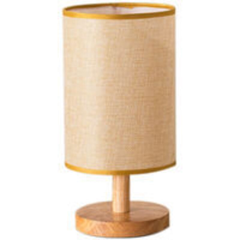 Nachttischlampen, Schlafzimmer-Tischlampe mit Stoffschirm, runde Nachttischlampe für Schlafzimmer, Wohnzimmer, Esstisch, Schreibtisch (mit