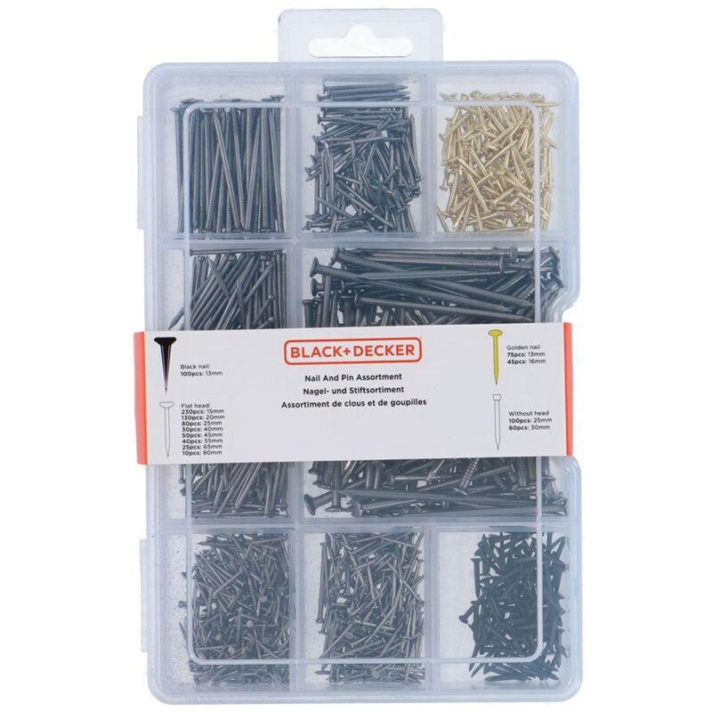 Black&decker - Nägel Black & Decker 975 Teile