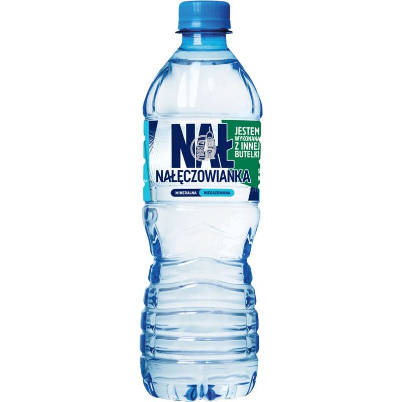 Nałęczowianka Naturalna – Mineralwasser ohne Kohlensäure, mit niedrigem Natriumgehalt, 0,5 l
