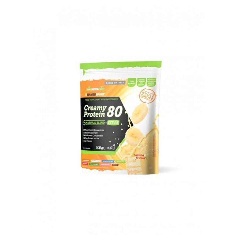 NAMEDSPORT Creamy Protein 80 Banane – Proteinergänzung 500 g – Muskelregeneration
