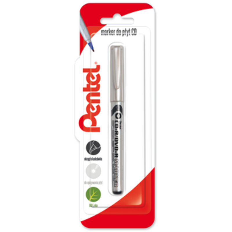 Pentel CD- und DVD-Marker, NMS51, Schwarz