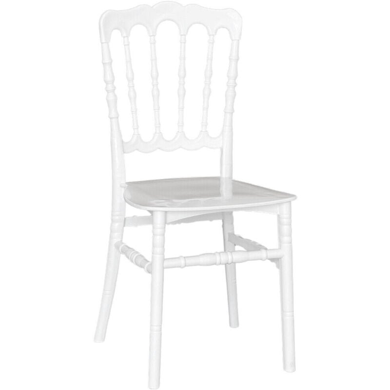 Okaffarefatto - Napoleon-Stuhl aus weißem, verstärktem Modellkunststoff