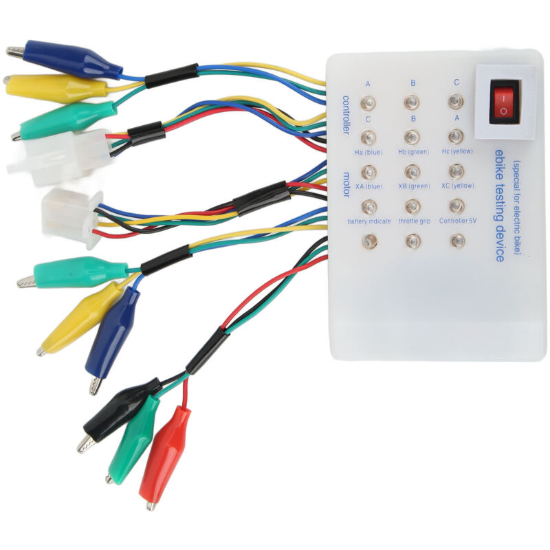 Naroote Brushless Motor Controller, Elektrofahrrad-Brushless-Motor-Controller, Elektrotester, Rollertester 24V 36V 48V 60V 72V Roller für Auto.