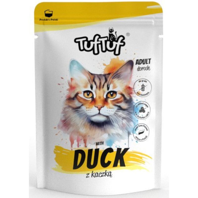 Tuf Tuf Nassfutter für Katzen 100g Beutel - Ente 100g