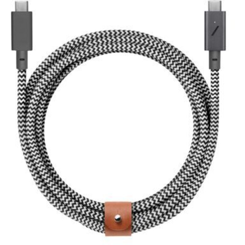 Belt Cable usb-c to usb-c Pro 2,4m Zebra 240W - Native Union