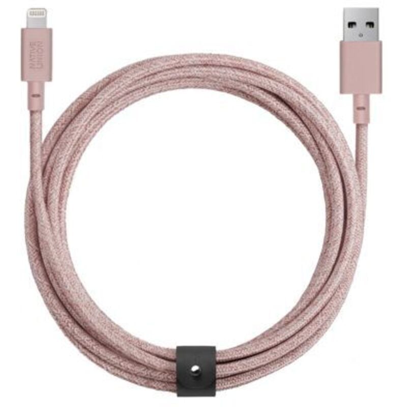 Native Union Belt Cable usb-a to Lightning 3m Rose