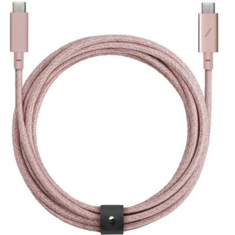 Native Union Belt Cable usb-c to usb-c Pro 2,4m Rose