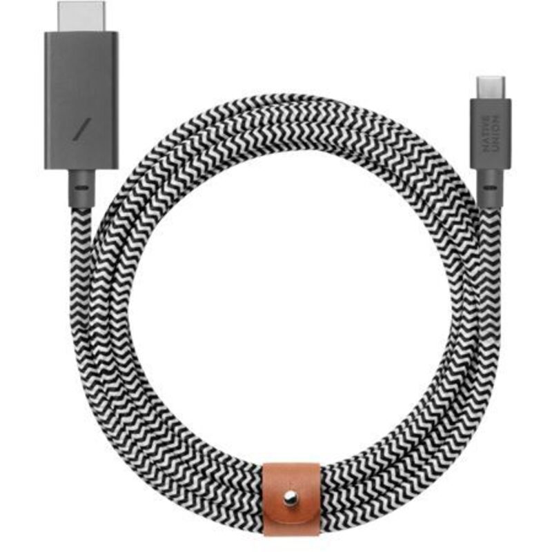 Native Union Belt Cable USB-C to HDMI 3m Zebra