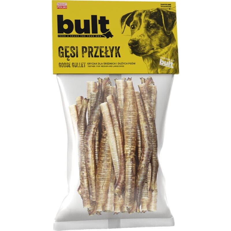 Natürliche Hundekauen Bult Goose Speiseröhre 35g