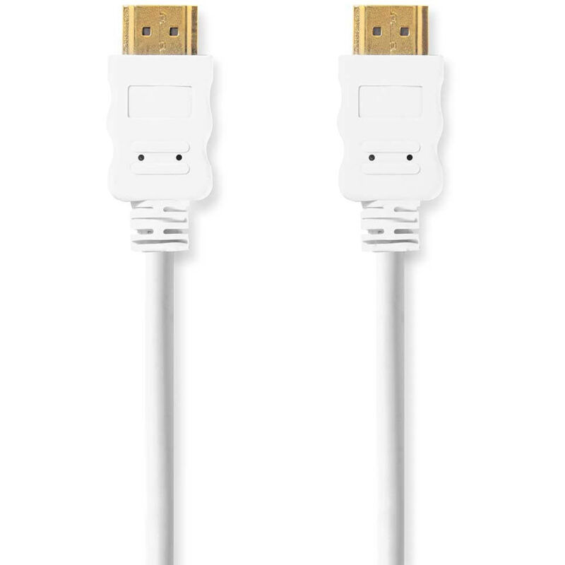 High speed hdmi kabel mit ethernet hdmi stecker hdmi stecker 4k30hz arc 102 gbps 200 m rund pvc wei box 83961