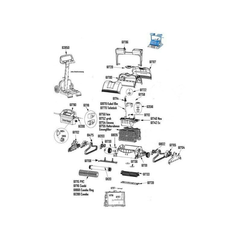 Netzteil ohne Fernbedienungsfunktion Dolphin Supreme M4 Poolreiniger