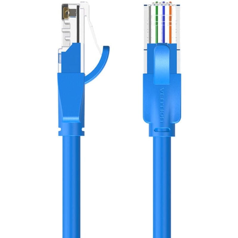 Netzwerkkabel utp CAT6 Vention RJ45 Ethernet 1000Mbps in Blau RJ45 auf RJ45 1,5m