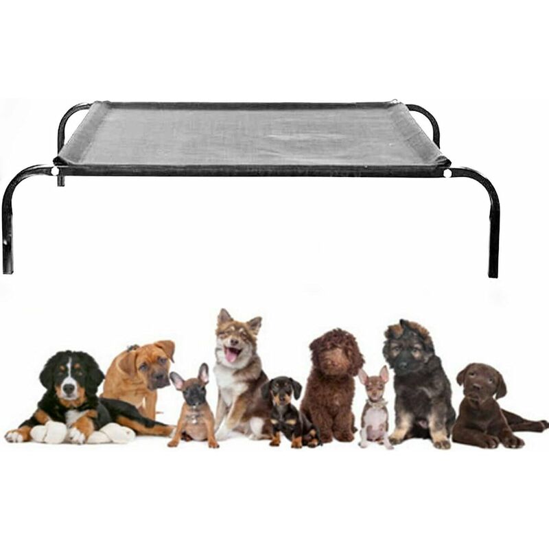Dayplus - Neu Hundeliege Outdoor Grosse Hunde Hundeliege Schlafplatz Hundebett Katzenbett Outdoor Garten Camping, erhöhtes Haustierbett für Hunde und