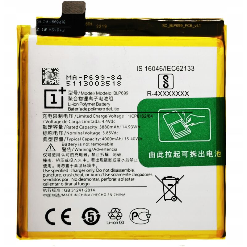Neue Batterie Blp699 Oneplus 7 Pro Gm1913