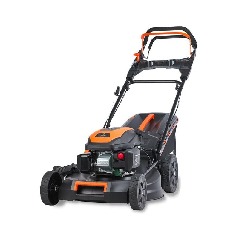 [NEUWERTIG] FUXTEC 4in1 Benzin Rasenmäher mit flexiblem Antrieb -4PS Leistung, 51cm Schnittbreite & 7-stufige Höhenverstellung 25mm-75mm, 4-Takt