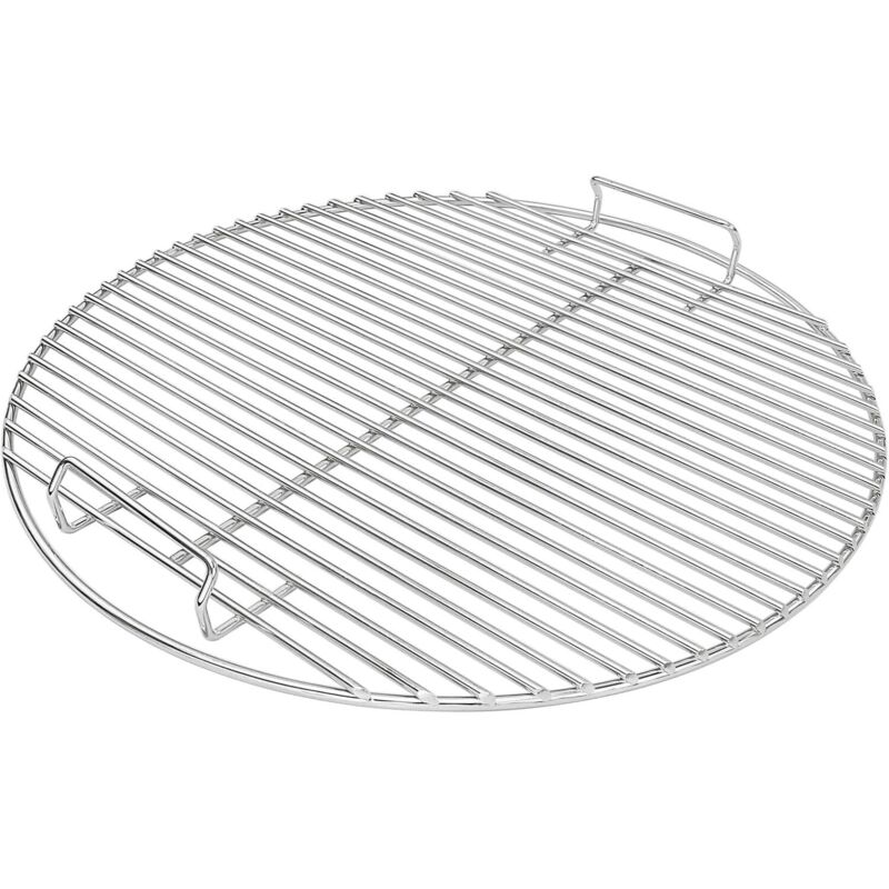 Nickelierter Edelstahl-Grillrost für Barbecue, passend für Weber Holzkohlegrills, Jom Barbecue Grill, Smokey Mountain Cooker Smoker, Bar-B-Kettle,