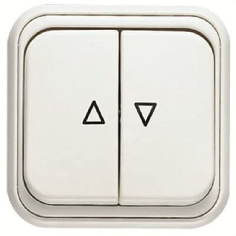 NIESSEN 1544.1 BL Over white Schalter für Jalousien