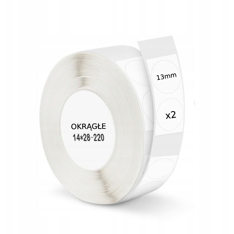 NIIMBOT 13 mm runde Aufkleberetiketten, 440 Stück