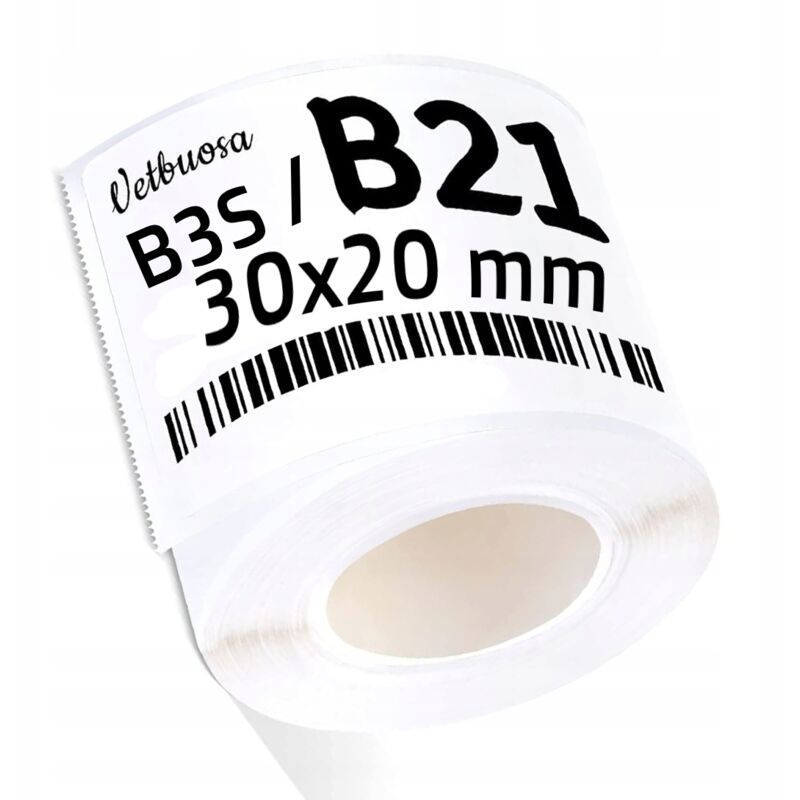 NIIMBOT B21 B3S 30 x 20 mm Selbstklebeetiketten, 320 Stück