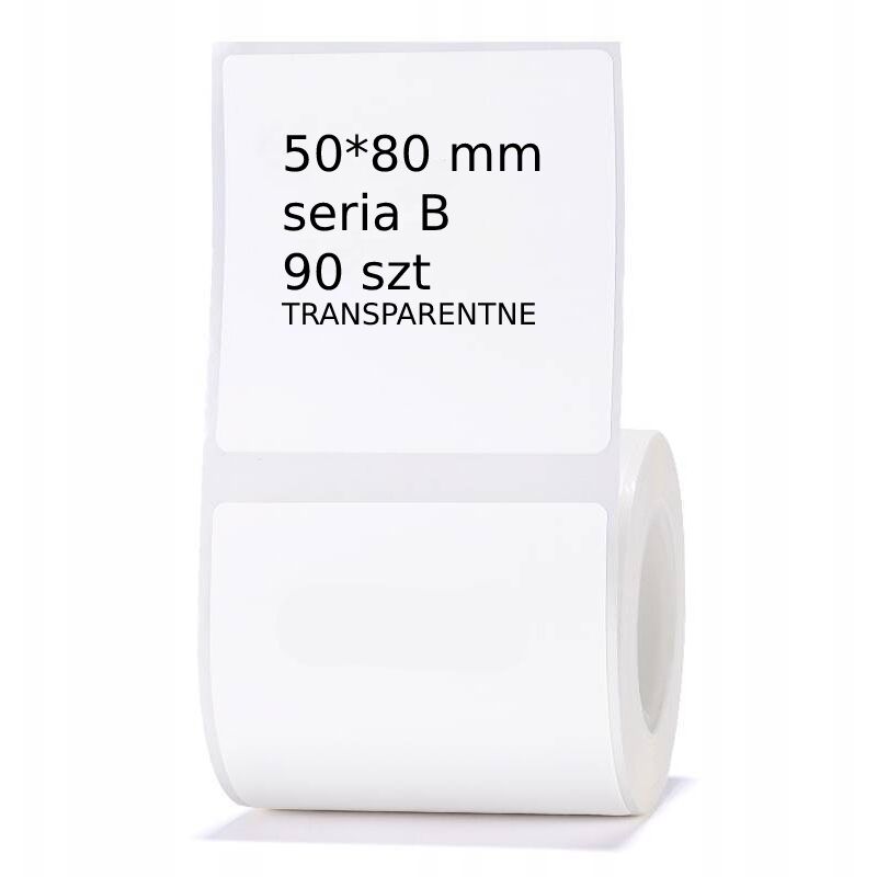 NIIMBOT Etiketten für B21 B3S TRANSPARENT 5080mm