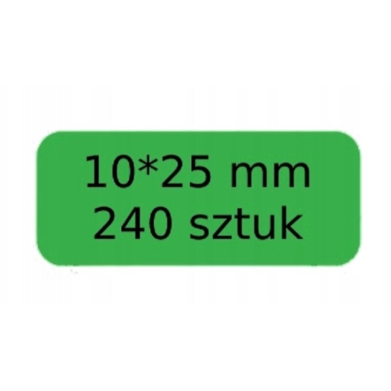 NIIMBOT GREEN selbstklebende Etiketten 10 x 25 mm, 240 Stück