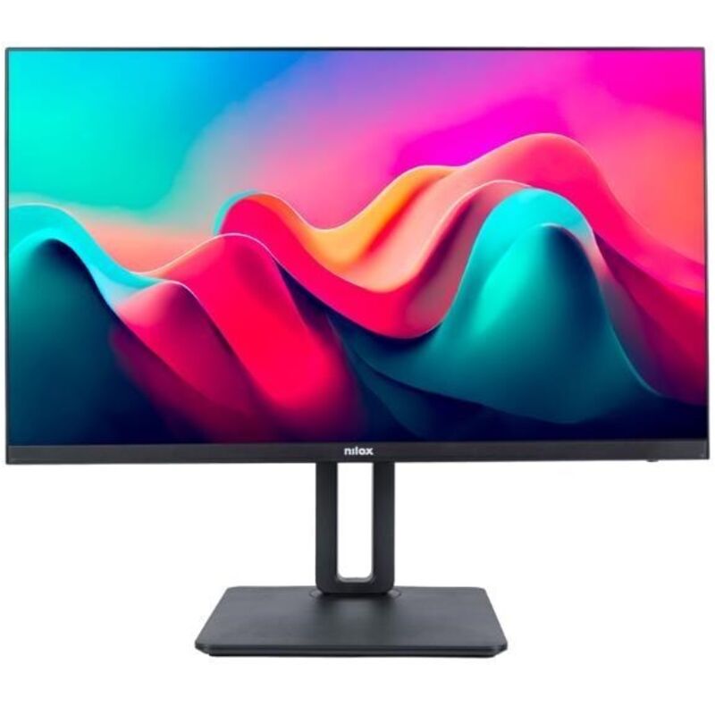 Nilox MONITOR 24' NXM24REG11 LED IPS FHD 5MS ADJUSTABLE HDMI DP VGA MMDIA PC Monitor 61 cm (24') 1920 x 1080 Bildpunkte Full HD Schwarz