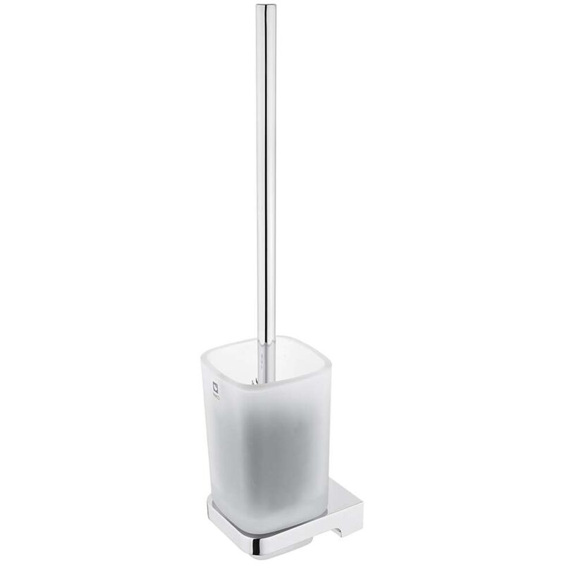 Nimco - Maya - WC-Bürste mit Halter, Glas matt/Chrom ma 29094CN-26